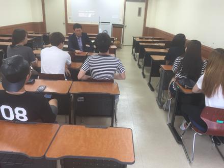 개강 후  졸업예정자들 면담 이야기 나눔~~~